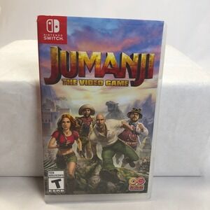 Jumanji: The Video Game‎ Nintendo Switch Complete CIB Tested and Works